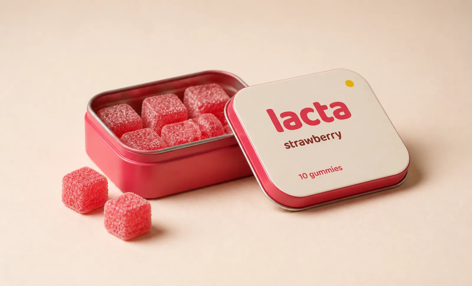 Pocket tin, 10 gummies